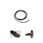 Shoes Comfort Deri Ayakkabı Bağcığı,Timberland Dexter, Ayakkabıya Uygun Deri Bağcık, 1 Adet KOYUKAHVERENGİ-100 cm