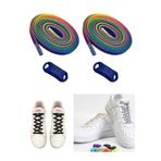 Shoes Comfort Pratik Bağlanmayan Akıllı Bağcık , Lastikli Esnek Yeni Nesil ,Spor, Bot Ayakkabı Bağcığı 1 Çift