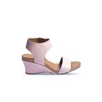 Shoes Gül Kurusu Deri Kadın Dolgu Topuklu Sandalet 01wn0501