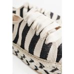 Shoes & More Olfea - Siyah Beyaz - Espadril