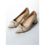 Shoes Time Topuklu Ayakkabı 23K 373 - Ten Deri