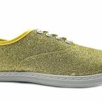 Shoes8teen 18 324 Sarı Glitter Kadın Spor Ayakkabı