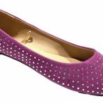 Shoes8teen 4021 Mor Kadın Babet