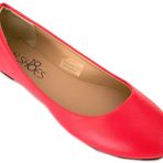 Shoes8teen 8600 Kırmızı Pu Kadın Babet