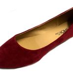 Shoes8teen 8800 Bordo Kadın Babet