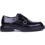 Shoetyle 115-K575 Siyah Hakiki Açma Deri Tokalı Erkek Klasik Ayakkabı