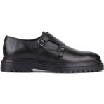 Shoetyle 250-2378 Siyah Deri Tokalı Erkek Klasik Ayakkabı