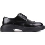 Shoetyle 250-601 Siyah Açma Deri Bağcıklı Erkek Klasik Ayakkabı