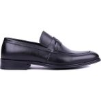 Shoetyle Fosco - Hakiki Deri Siyah Renk Günlük Erkek Ayakkabı - 3203