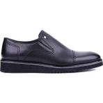 Shoetyle Fosco - Hakiki Deri Siyah Renk Günlük Erkek Ayakkabı - 3214