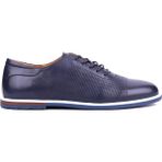 Shoetyle - Hakiki Deri Lacivert Renk Günlük Erkek Ayakkabı - 900-5089