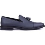 Shoetyle - Hakiki Deri Mat Siyah Erkek Klasik Ayakkabı - 900-4702