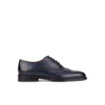 Shoetyle - Lacivert Deri Bağcıklı Erkek Klasik Ayakkabı 250-450