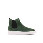 Shoetyle - Yeşil Hakiki Süet Kadın Chelsea Bot - 6929