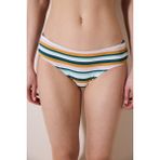 Shona Hipster Dokulu Çizgili Bikini Altı - 36 - Indigo