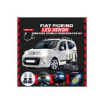 SHOOPLAA Fiat Fiorino 2008-2024 Uzun - Kısa Far Uyumlu Şimşek Etkili Led Xenon Pro Series H4