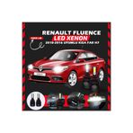 SHOOPLAA Renault Fluence 2010-2016 Kısa Far Uyumlu Şimşek Etkili Led Xenon Light Series H7