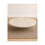 SHOOVVEL Mindy 70x70 MDF Katlanabilir Demir ayaklı Yer Sofrası - Hamur Açma Tahtası - Oyun Masası