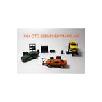shop 1/64 ölçekli diorama oto servis ekipmanları