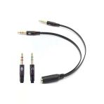 Shop Alfais 4457 Kulaklık Mikrofon Çevirici Ayırıcı Dönüştürücü Çoklayıcı Adaptör