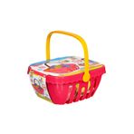 SHOP AND JOY Oyuncak Meyve Sepeti Seti - 12 Parça Eğitici Alışveriş Seti