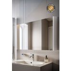 shop Aynalı Banyo Dolabı – Raflı Lavabo Üstü, Modern Tasarım - 95x60