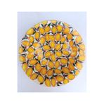 shop El Yapımı Limon Desenli 29 cm Seramik Sunumluk Kase Sarı