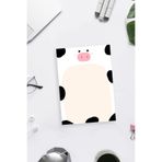 shop İnek Desenli A5 Notepad, Bloknot, Not Kağıdı, Not Defteri, Check List, Okul Defteri, Planner