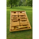 shop katlanır ahşap masa ve tabure piknik kamp karavan