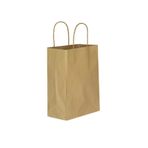 shop Kraft Kağıt Karton Çanta Burgu Saplı Hediye Çantası 31x12x41cm (5Adet)