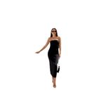 Shop Krutzo Kadın Straplez Askısız Siyah Abiye Gece Elbisesi siyah 38