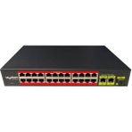 Shop Nova Uranıum POE-2421SFP-300W 24 Port 10/100+2X Gıgabıt Uplınk +1xsfp 250 Metre Poe Rackmount Swıtch (Realtek Chıpset)