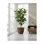 shop Raddancore El İşçiliği Kahverengi Vintage Saksılık 30 cm - Dekoratif El Yapımı Büyük Boy Çiçeklik