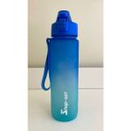 Shop-Set 1000 ml Pipetli ve Süzgeçli Tritan Motivasyonlu Su Matarası Çift Renk Softtouch