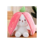 shop Sevgiliye Özel Hediyelik Çilek Tavşan Peluş Oyuncak 35 Cm Özel Tasarım-fermuarlı Yapısıyla