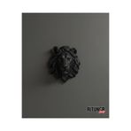 shop Siyah Aslan Heykel Biblo Duvar Dekor