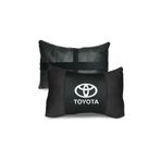 shop TOYOTA LOGOLU SİYAH ORTOPEDİK TERLETMEZ KUMAŞ ARAÇ BOYUN YASTIĞI 2 ADET OTO BOYUN YASTIĞI