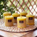 shop&cheers Doğal Balmumu, Çevre Dostu Katkısız Doğal Petek Mumları, Hediyelik Mumlar, Dekoratif ve Rahatlatıcı Balmumları (6'lı Set, Küçük Petek Balmumu)