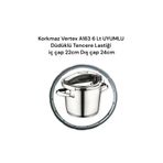 shopdrm Drm-korkmaz Vertex Uyumlu Düdüklü Tencere Lastiği 4-6 Lt Uyumlu Küçük Boy Iç 22 Cm- 24cm Dış Çapı