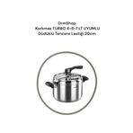 shopdrm DrmShop Korkmaz Turbo 4-5-6-7 Lt Uyumlu Düdüklü Tencere Lastiği 20 cm