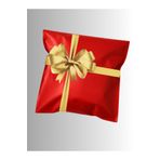 shopExxtra 10 Adet 20x25 Kırmızı Yapışkanlı Metalize Hediye Poşeti Metalik Kırmızı Hediye Ambalaj Paketi