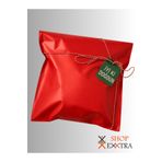 shopExxtra 10 Adet 20x35 Kırmızı Yapışkanlı Metalize Hediye Poşeti Metalik Kırmızı Hediye Ambalaj Paketi