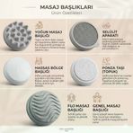 Shopexxtra 5 Başlıklı Selülit Tüm Vücut Masaj Aleti - Hız Ayarlı, Titreşimli Masaj Cihazı, Boyun, Sırt, Bacak, Karın Topuk İçin Bölgese