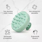 Shopexxtra Saç Masaj Fırçası, Yumuşak Silikon Şampuan Tarağı Duş Fırçası, Saç Derisi Peeling, Kepek Dökülme Karşıtı Yıkama Aleti, Tırnak Koruyucu Ergonomik Kafa Derisi Bakım Fırçası (Mavi)