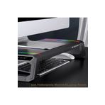 Shopfast Laptop Sehpası Rgb 4 USB Hub Yükseklik Ayarlı Monitör Standı Bilgisayar Monitör Yükseltici