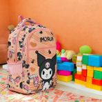 Shopiolog Ilkokul Ortopedik Su Geçirmez Suluklu 3 Bölmeli Beslenmeli Ilköğretim Kız Sırt Çantası - 6GA-Pembe
