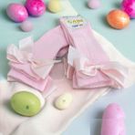 Shopiolog Kurdela Detaylı Kız Çocuk Diz Altı Pamuklu Çorap - 3 - 4 Yaş - 50P-Pembe