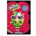Shopkins Kırmızı Cicibiciler Çıkartmalı Boyama