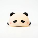Shoplero Panda Gece Lamba, LED Yumuşacık Sevimli Lamba, Çocuklar için Gece Lambası, Silikon Panda Işığı, Kısılabilir Kız Bebek Yatak Odası Gece Lambası, Emzirme Kreş Dekoru için Şarj Edilebilir