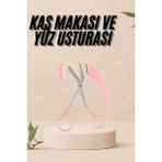 Shoplet Buğz Kavisli Kaş Kirpik Düzeltici Bıyık Alma Taraklı Kaş Makası Yüz Bakım Seti Makas